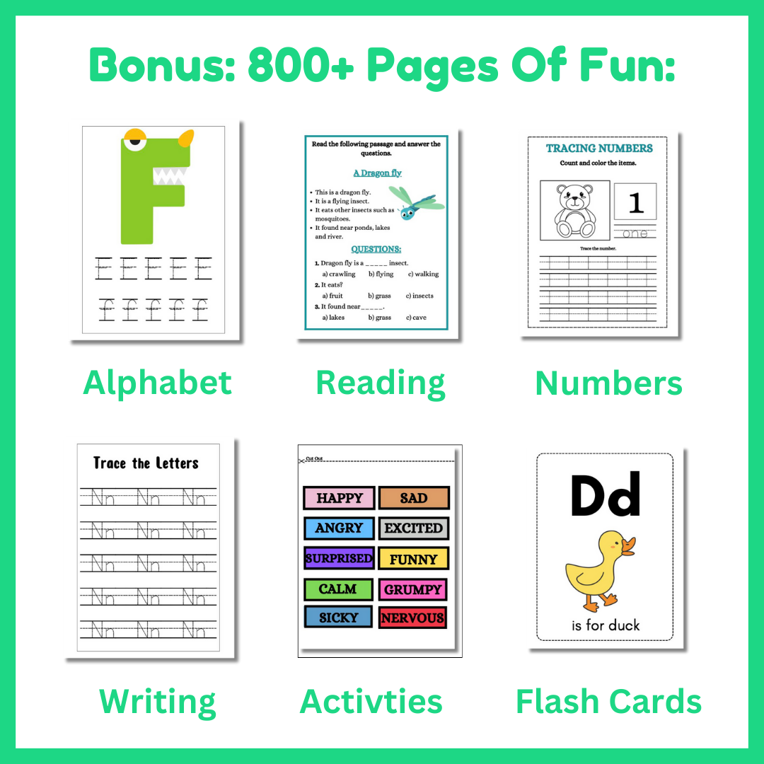 Pre-K Activity MEGA Pack