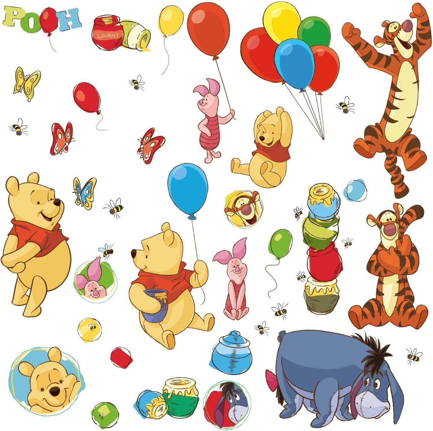Winnie The Pooh Nursery Wall Stickers