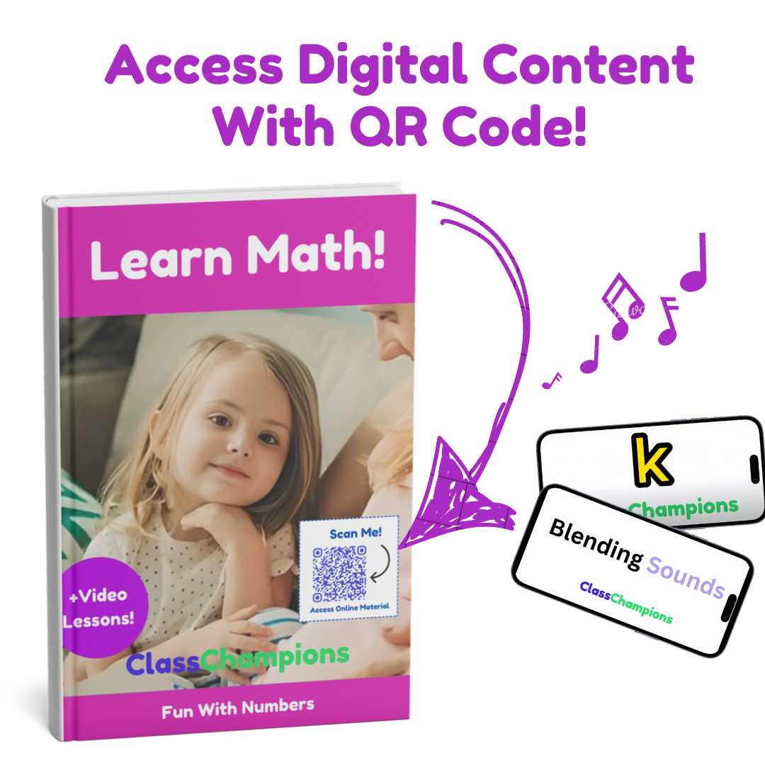 Math Workbook for Kindergarten & Preschool: Learn Numbers, Counting, Addition, Subtraction, and Shapes Fast