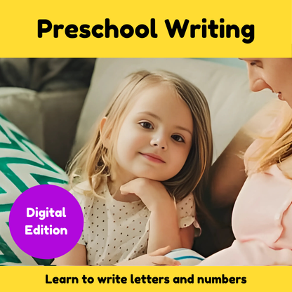 Preschool Math, Writing, & Social Skills Bundle (digital edition)