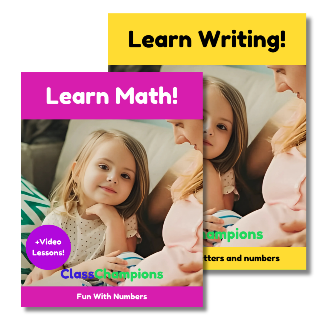 Pre-K/K Math & Writing Bundle (digital edition)