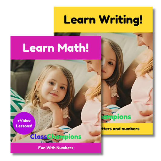Pre-K/K Math & Writing Bundle (digital edition)