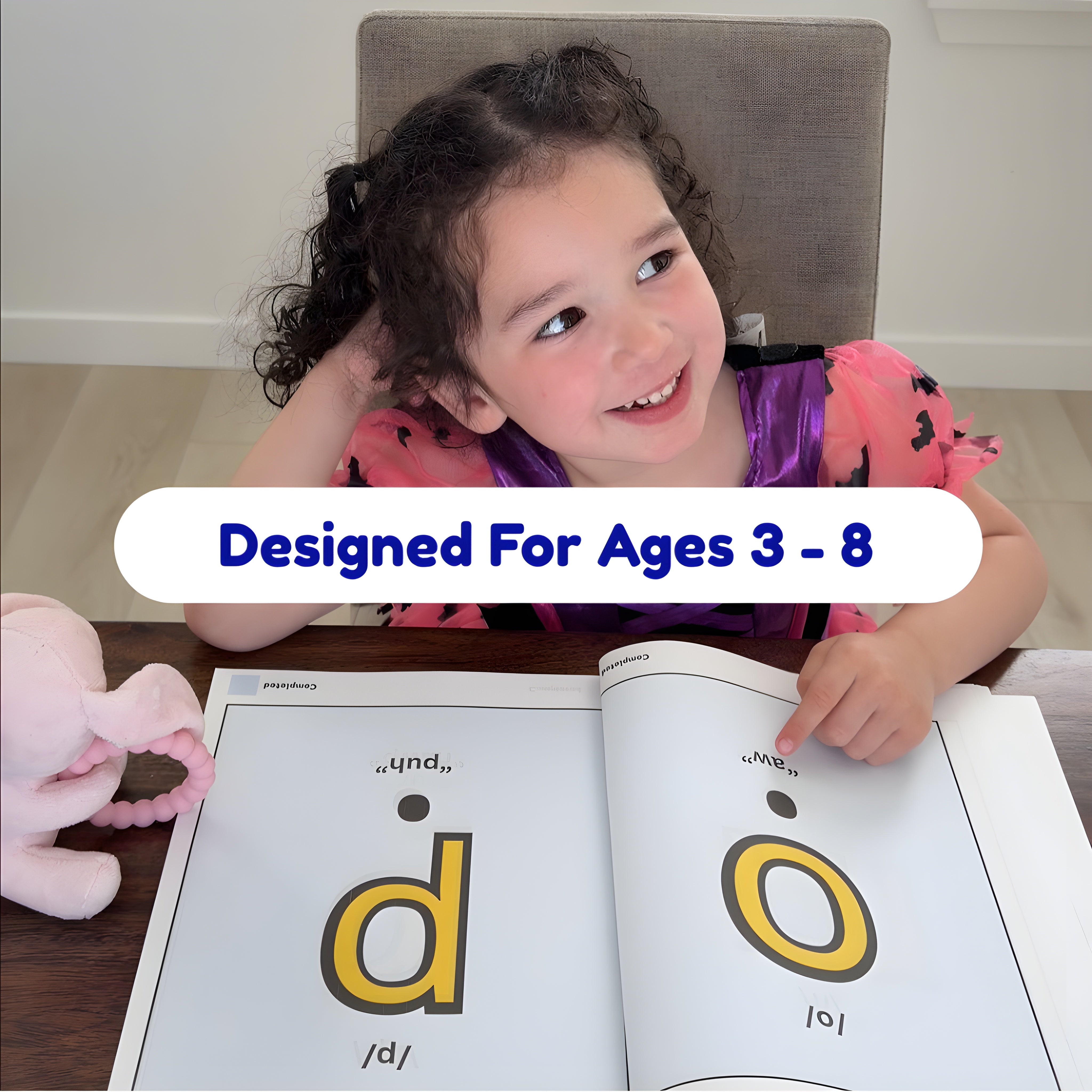 Learn to Read Program for Kids Ages 3–8 | Phonics Book to Teach Reading in 3 Steps
