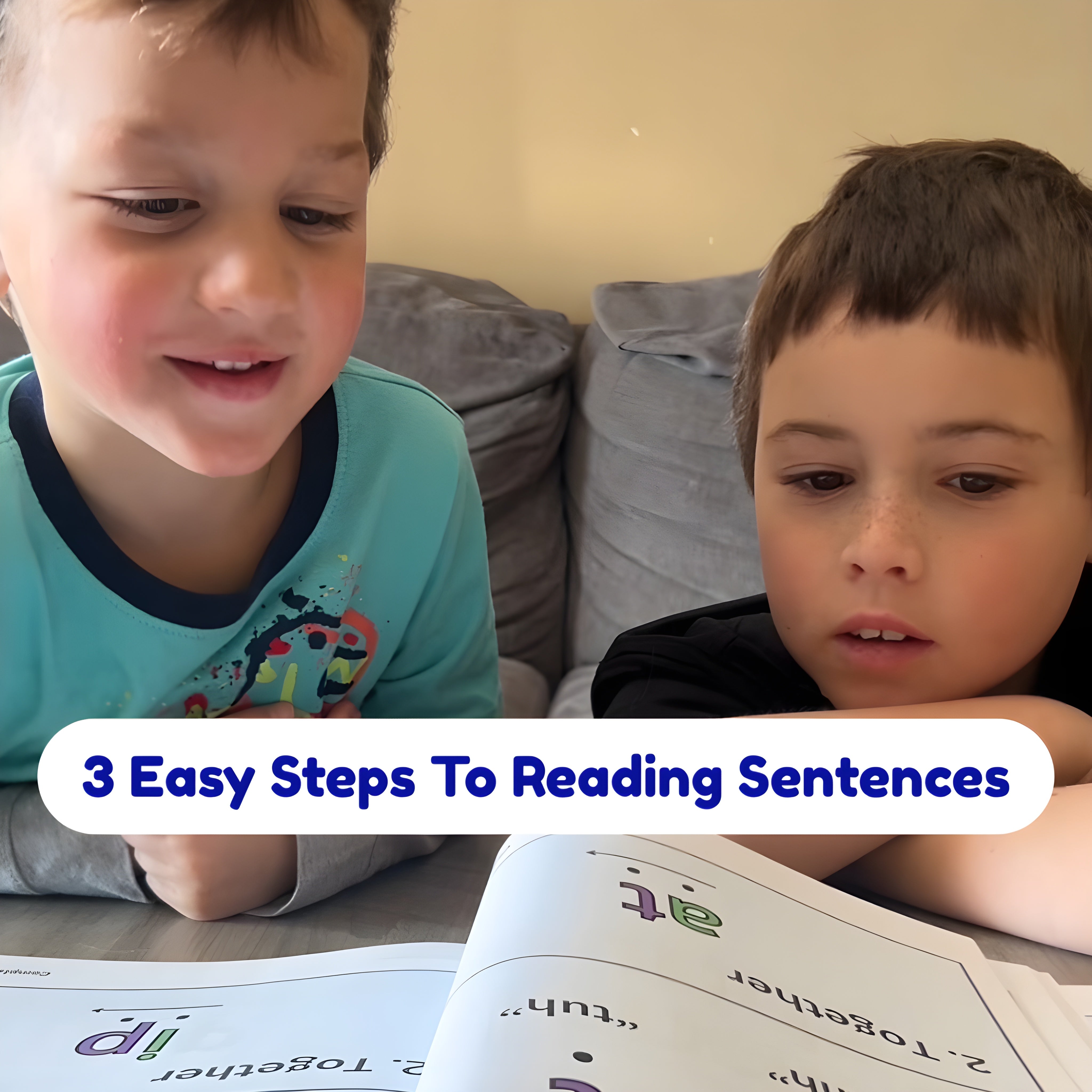 Learn to Read Program for Kids Ages 3–8 | Phonics Book to Teach Reading in 3 Steps