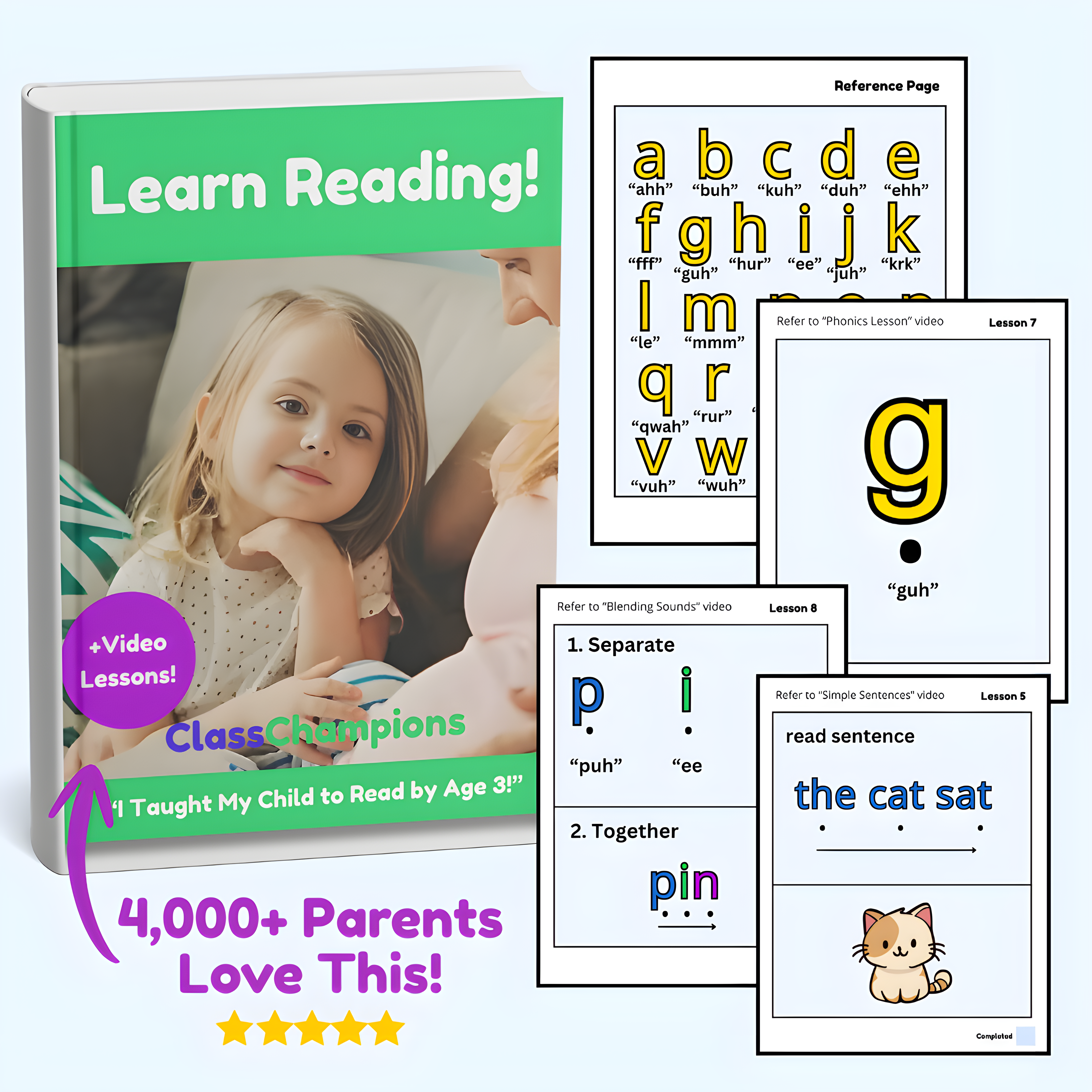 Read 3 Program Learn Reading Program – Class Champions