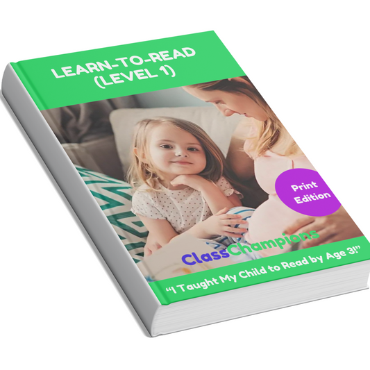 Pre-K Learn-To-Read (print edition)