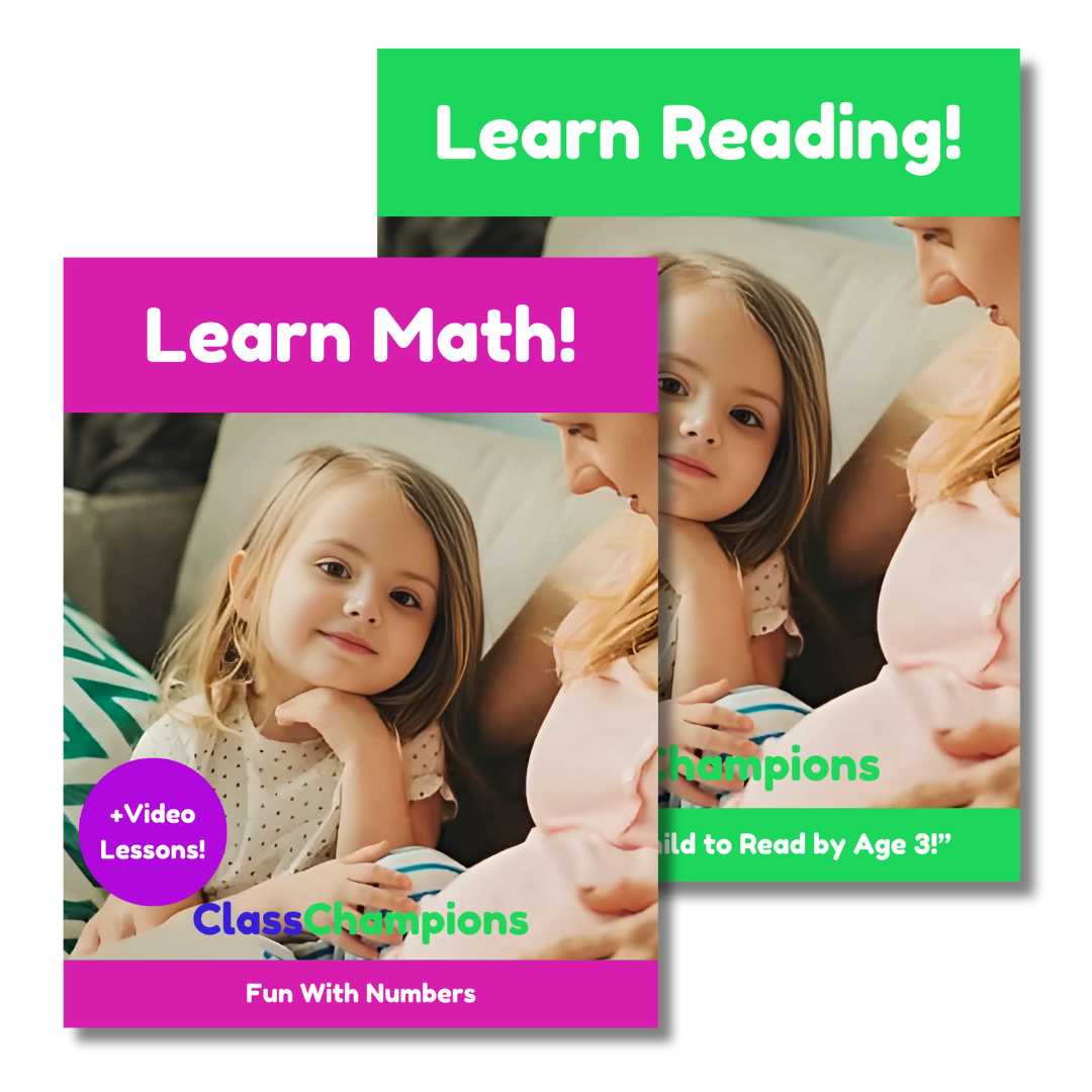 Pre-K & Kindergarten Reading + Math Essentials – Class Champions